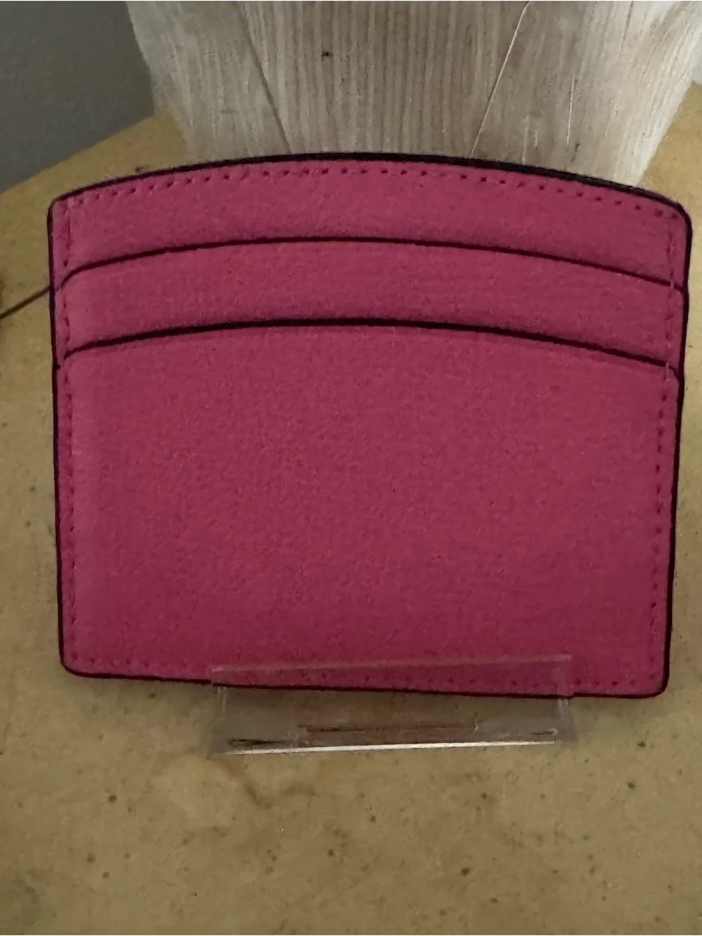 kate spade New York Pink Leather Card Holder EUC